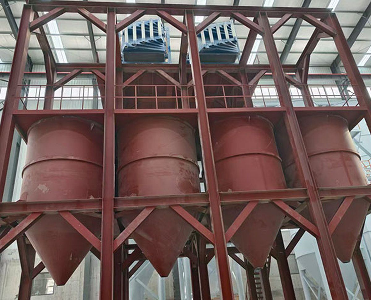 广西平果氢氧化钙轻钙项目现场实拍三